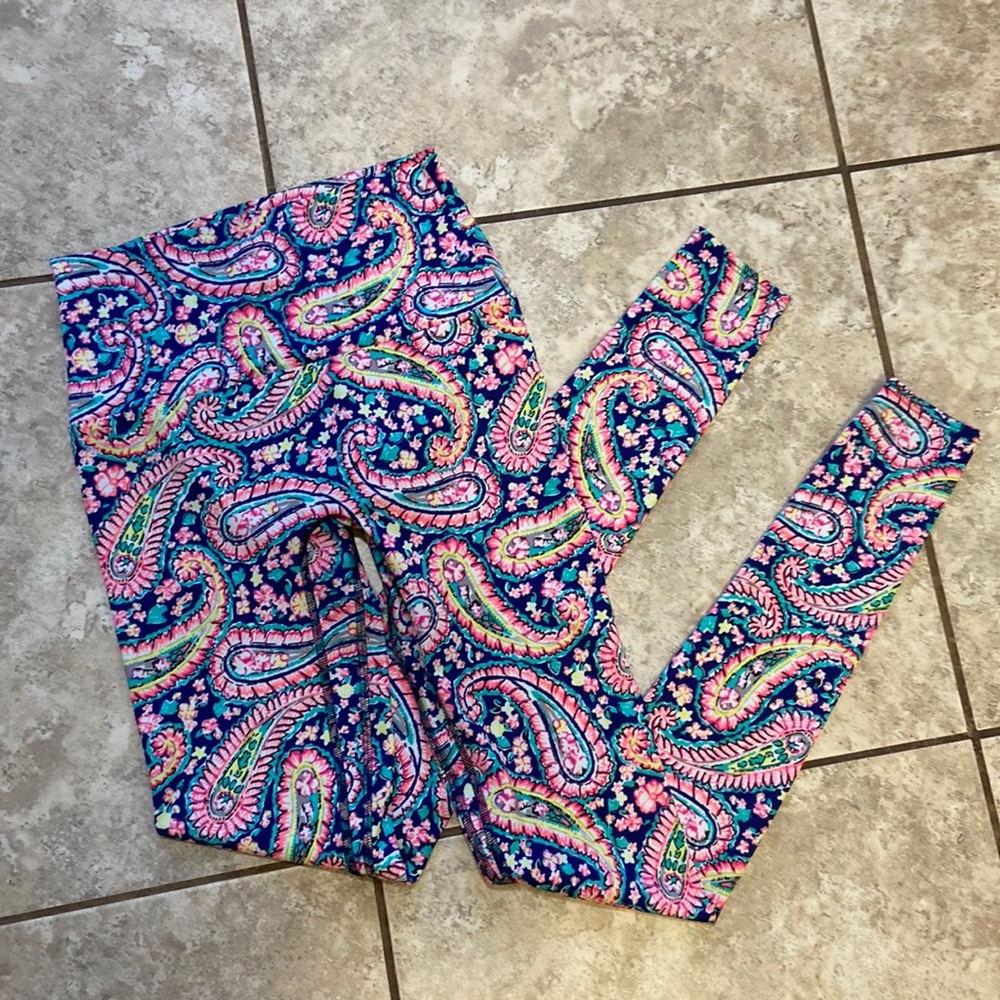 K-Deer Paisley full length high waisted leggings